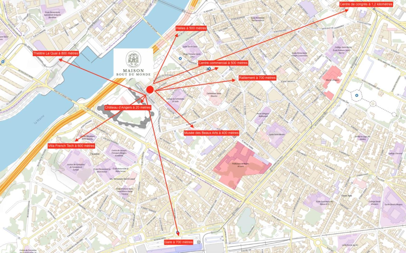Maison Bout Du Monde Angers Hyper Centre 외부 사진